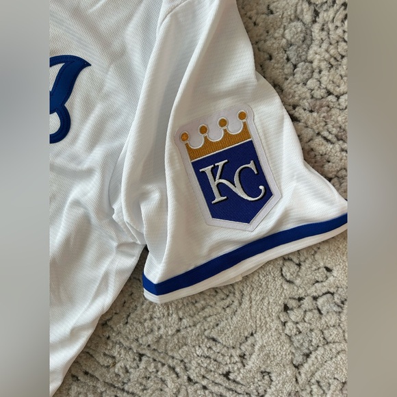 Nike Authentic Kansas City Royals Salvador Perez #13 Baseball Jersey Men’s Sz: L - Picture 4 of 7